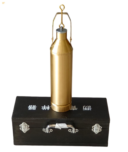 Brass Asphalt Sampler, 500ml/1000ml Liquid Bitumen Sampler, Petroleum Asphalt Sampling Thief, Highway Engineering Sampling Tool