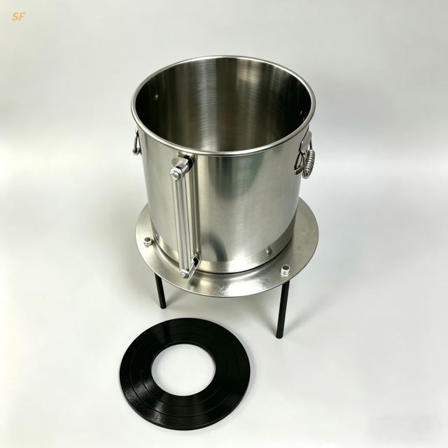 Water Replacement Density Tester with Steel Base Plate & Graduated Water Cylinder for On-Site Coarse Soil & Giant Gravel Density Test Factory Direct