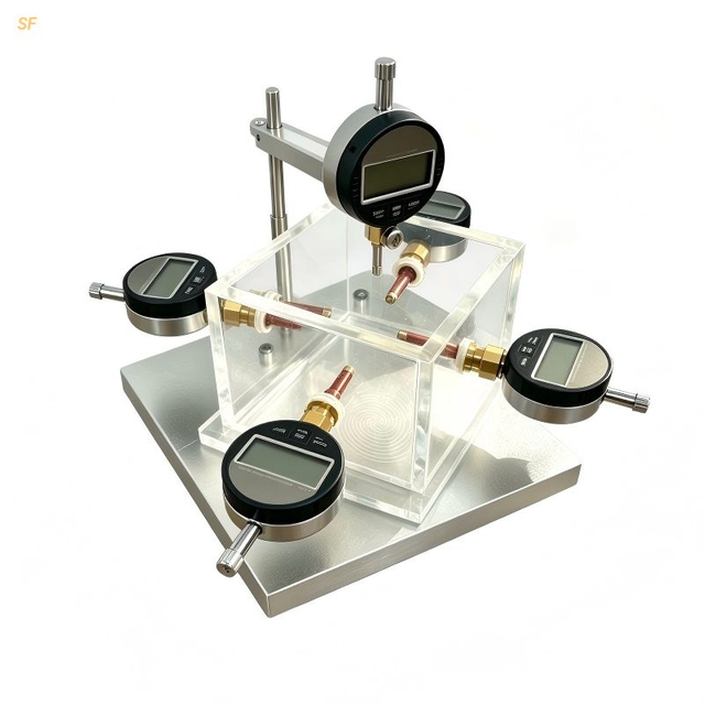 Rock Free Swelling Rate Tester with Digital Dial Gauge for Multi-Directional Displacement Test of Non-Disintegrating Rock Factory Direct