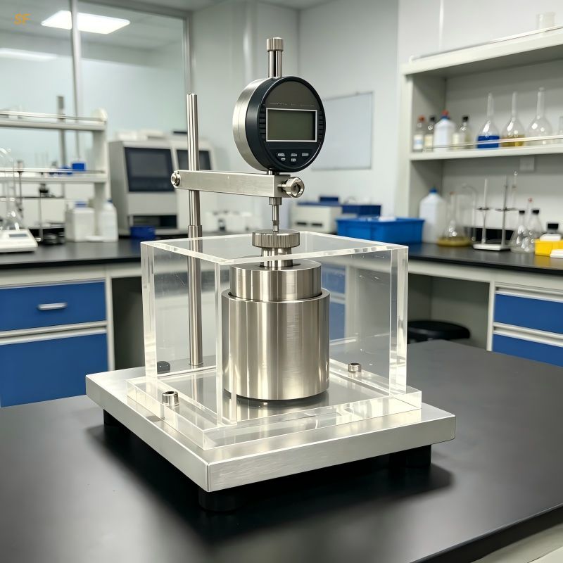 Rock Lateral Constrained Swelling Tester with Digital Dial Gauge for Rock Expansion Axial Displacement Test Factory Direct