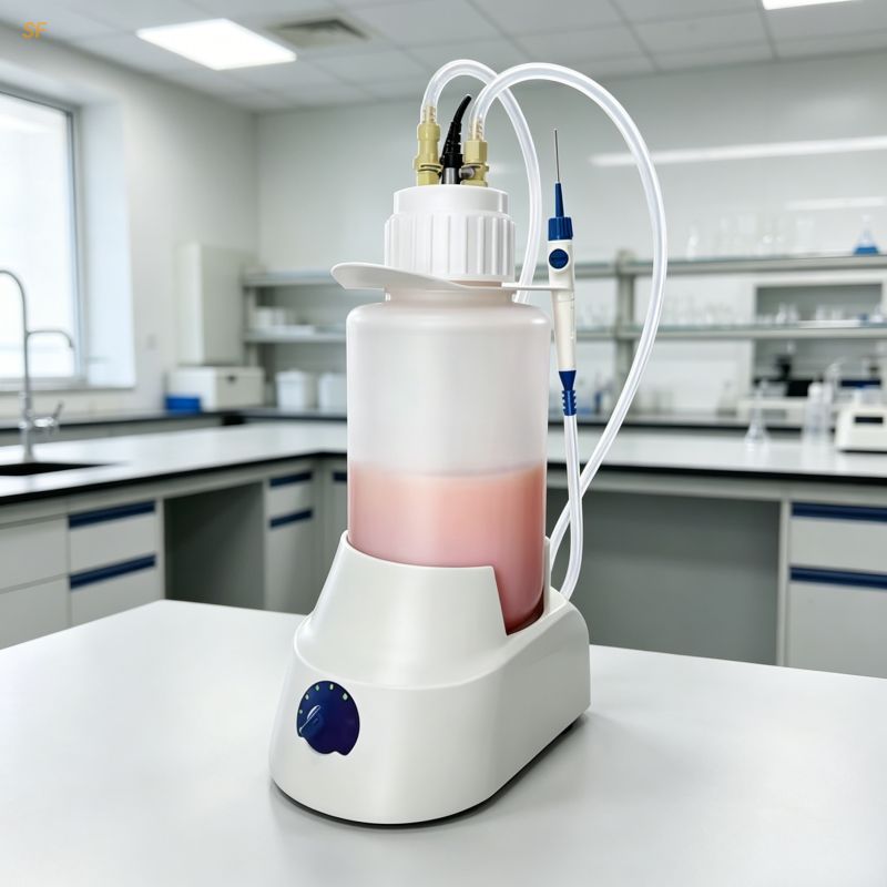 Laboratory Vacuum Aspirator System, Liquid Waste Suction Apparatus for Lab Use