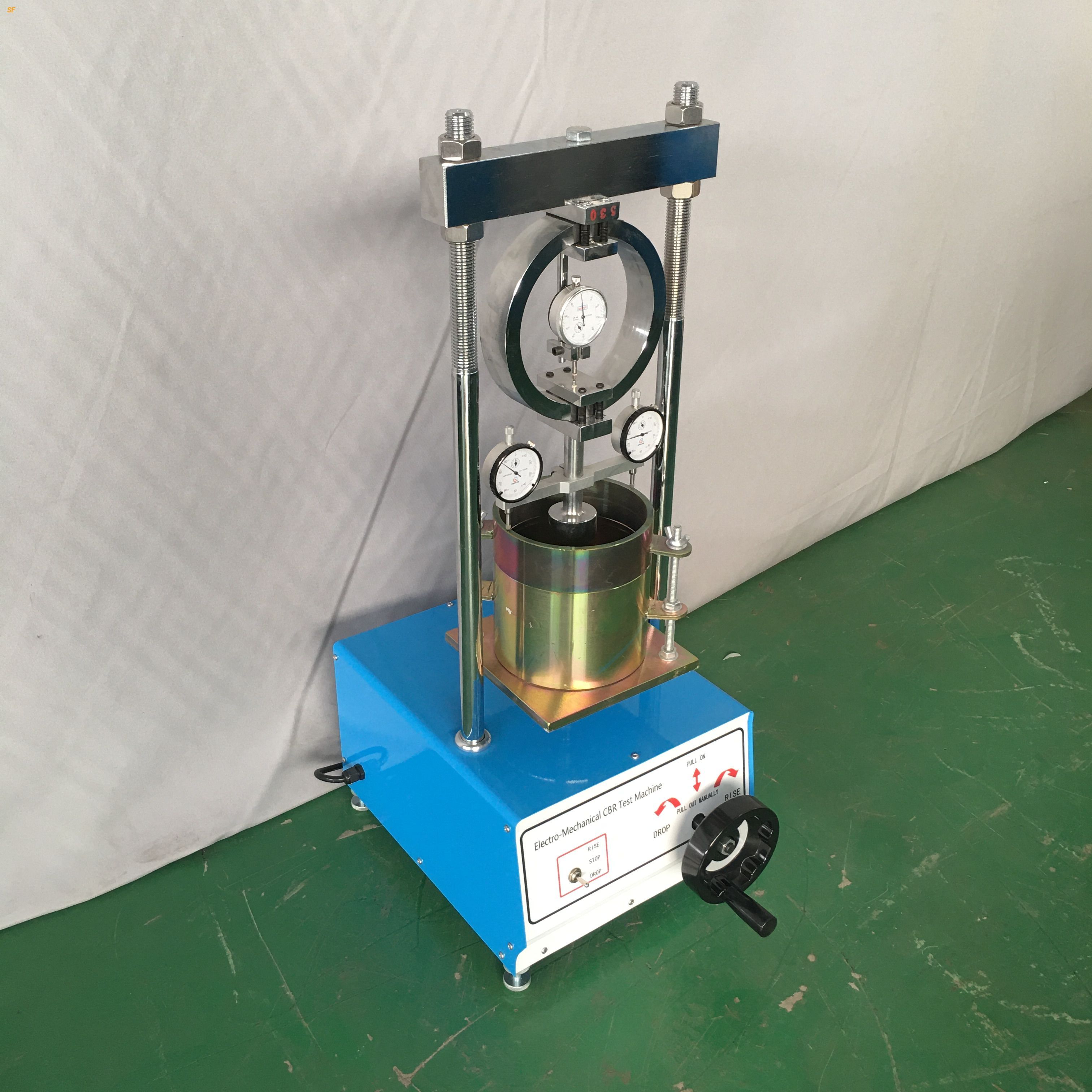CBR Bearing Ratio Testing Machine High Precision ASTM Electronic Lab