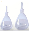 Laboratory Glass Pycnometer, 25ml/50ml Specific Gravity Bottle, Liquid Density Testing Bottle for Lab, Asphalt Density Test