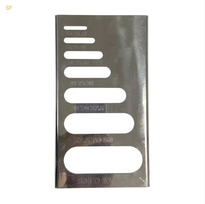 Aggregate Shape Length Measuring Apparatus Flakiness Index Tester Elongation Index Tester Coarse Aggregate Needle Flake Gauge ASTM D4791 Stainless Steel OEM Supported