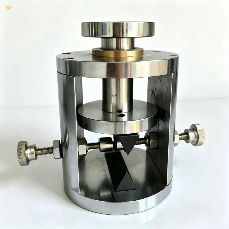 Rock Splitting Tensile Strength Jig Radial Compression Fixture for Solid Cylinder Coal & Rock Tensile Strength Test Factory Direct