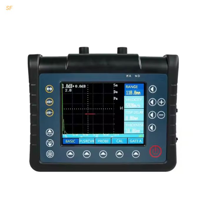 Portable Ultrasonic Flaw Detector Metal Weld Tester Casting Forging Flaw Detection NDT Equipment A-Scan DAC Curve ASTM E317