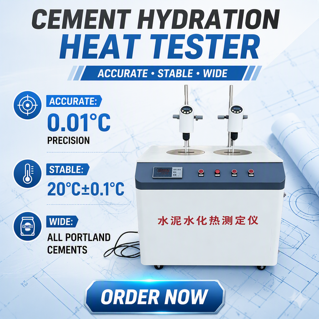 Cement Hydration Heat Tester Dissolution Heat Vacuum Flask 20℃±0.1
