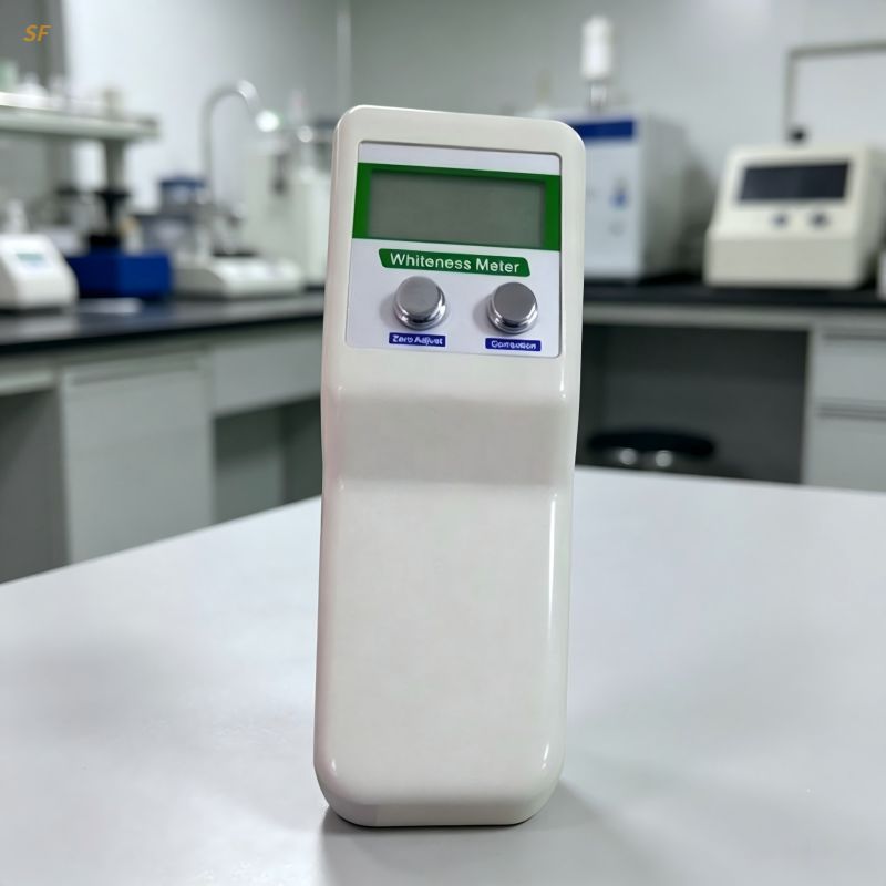 Digital Whiteness Meter 0-199 LED Blue Whiteness Paper Powder++++