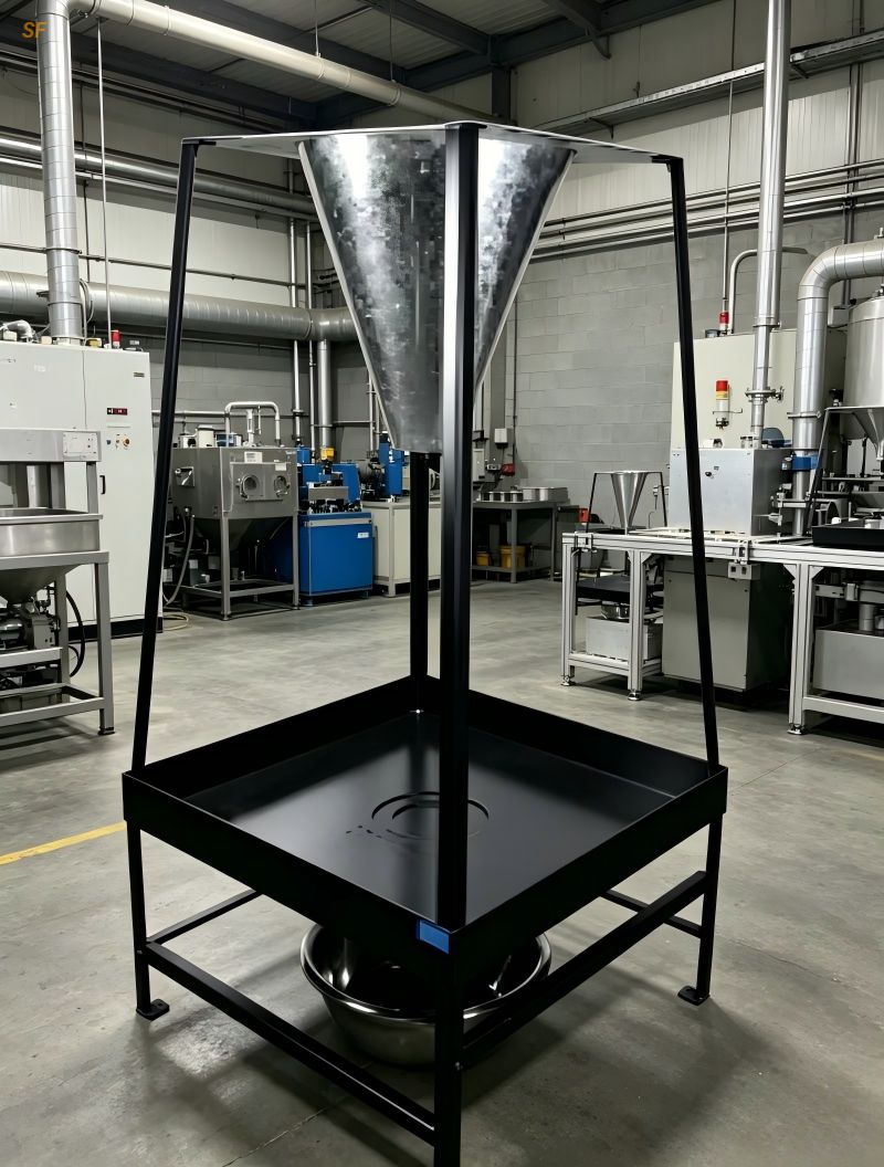 Asphalt Mixture Segregation Tester Conical Hopper