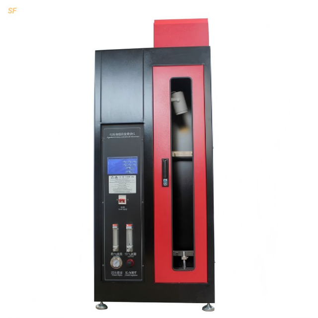 Single Wire Cable Vertical Flame Tester Touch Screen PLC Control