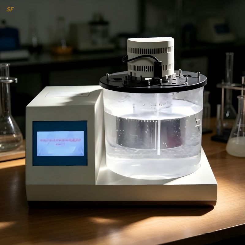 Kinematic Viscometer Petroleum Viscometer Ubbelohde Viscometer Capillary Method Precision Constant Temperature Bath for Kinematic Viscosity Determination of Transparent & Opaque Liquid Petroleum Produ