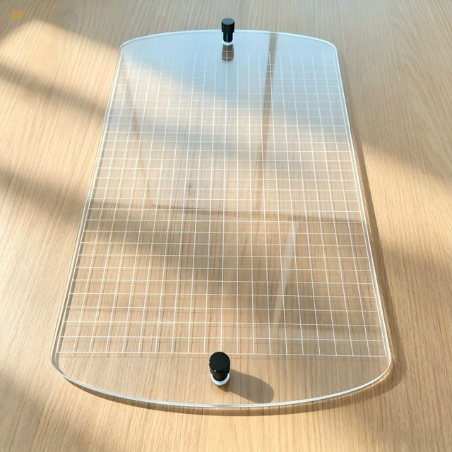 Thermal Insulation Bonding Area Grid Plate High-Transmittance Acrylic for Exterior Wall Insulation Bonding Coverage Testing Factory Direct