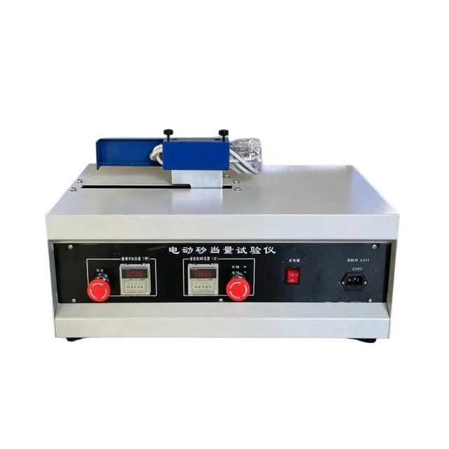 Electric Sand Equivalent Tester Fine Aggregate Cleanliness 90/30s Piston Method