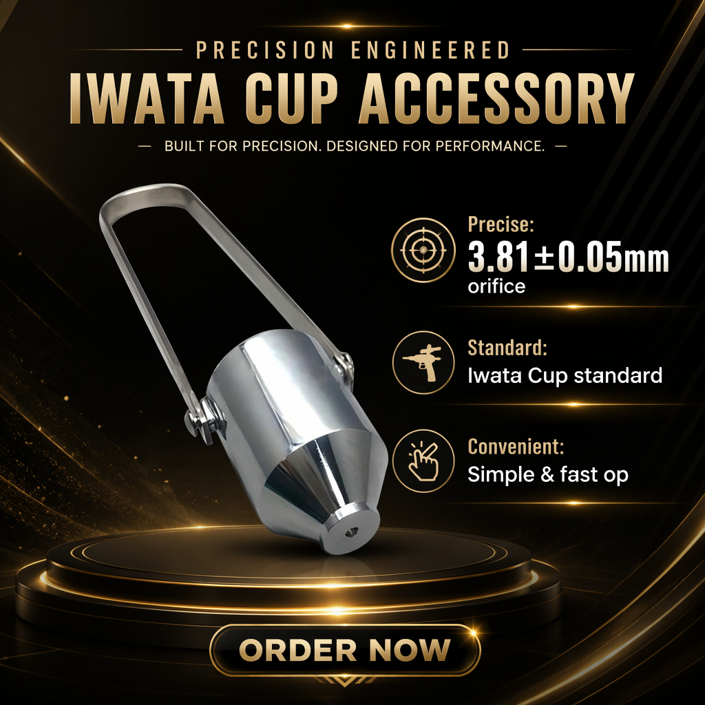 IWATA Cup Viscometer 3.81mm Orifice Paint Ink Viscosity Test