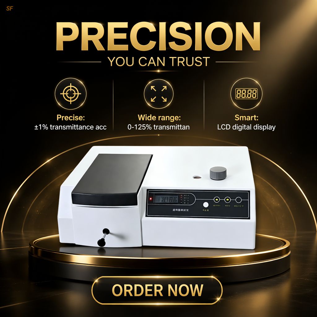 Transparency Tester Liquid Transmittance 0-125% Wavelength 340-1000nm
