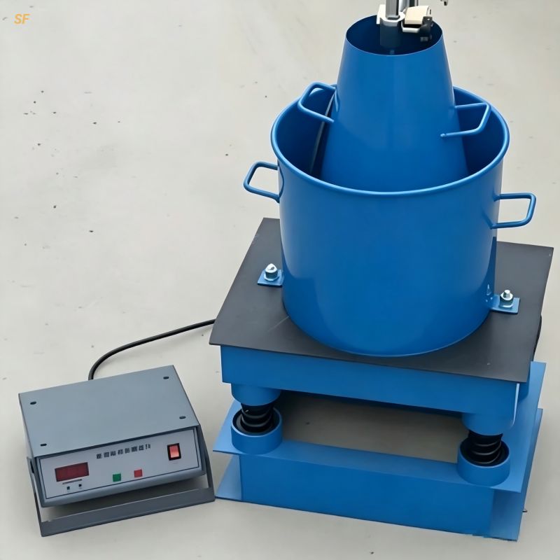 Concrete Vebe Consistency Tester VC Method Slump Cone Vibrating Table