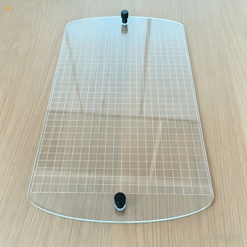 Thermal Insulation Bonding Area Grid Plate High-Transmittance Acrylic for Exterior Wall Insulation Bonding Coverage Testing Factory Direct