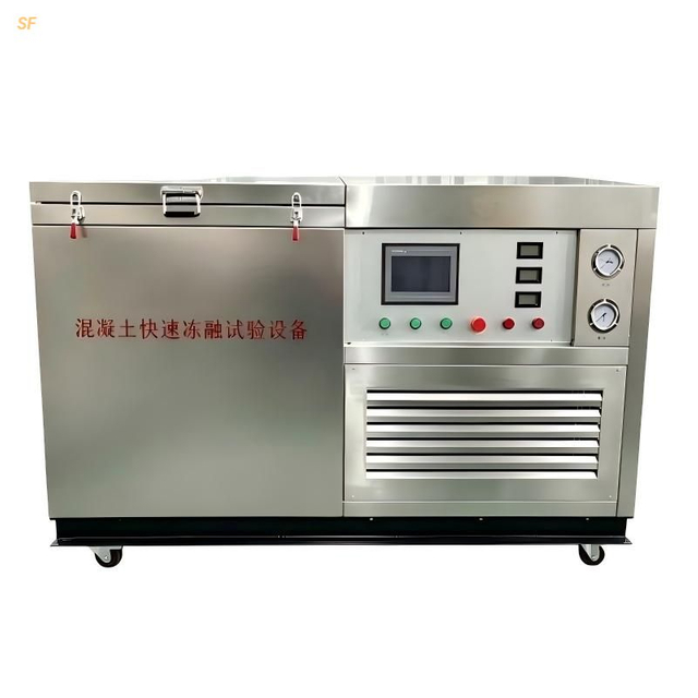 Concrete Rapid Freeze Thaw Tester Frost Resistance -17~+8℃ 10/16 Specimens