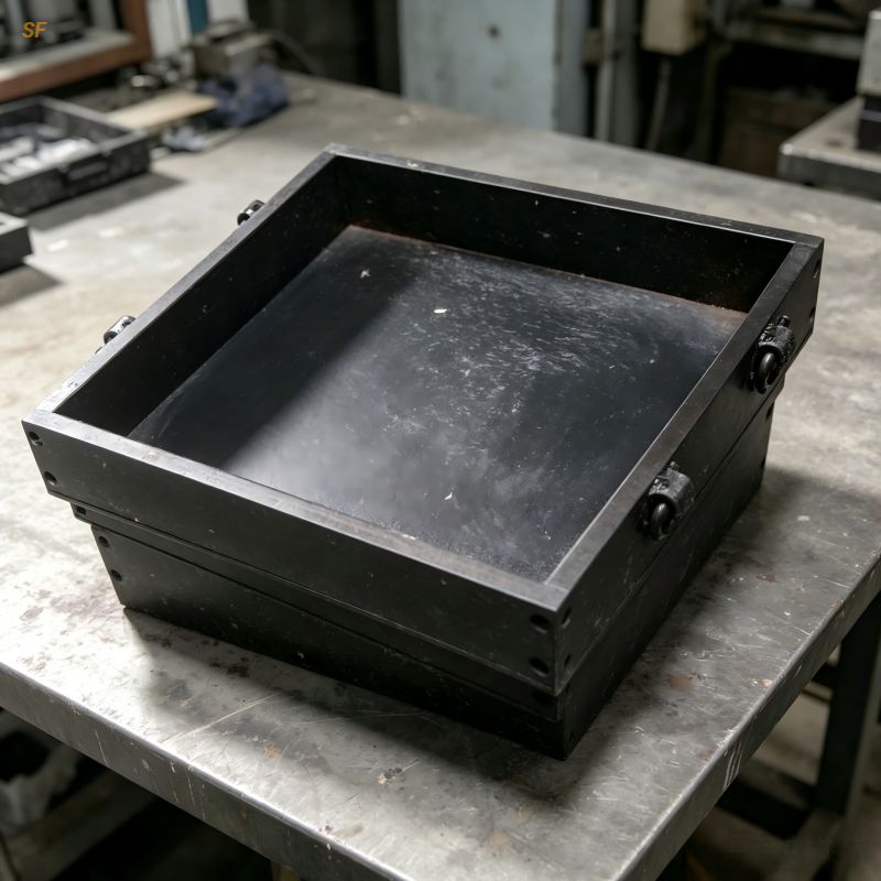 Rutting Test Mould Asphalt Mixture Rutting Mould 300×300mm Three Heights Available for Rutting Tester Specimen Preparation Factory Direct
